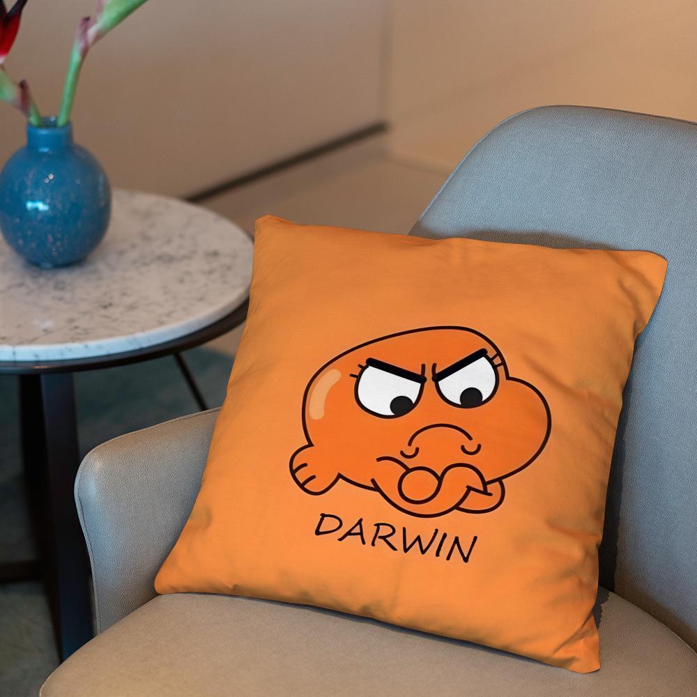 The A-Amazing World of Gumball Cushion Cover 2-in-1 Reversible Plush Pillow Cover | Car/Sofa/Bed | Perfect Gift
