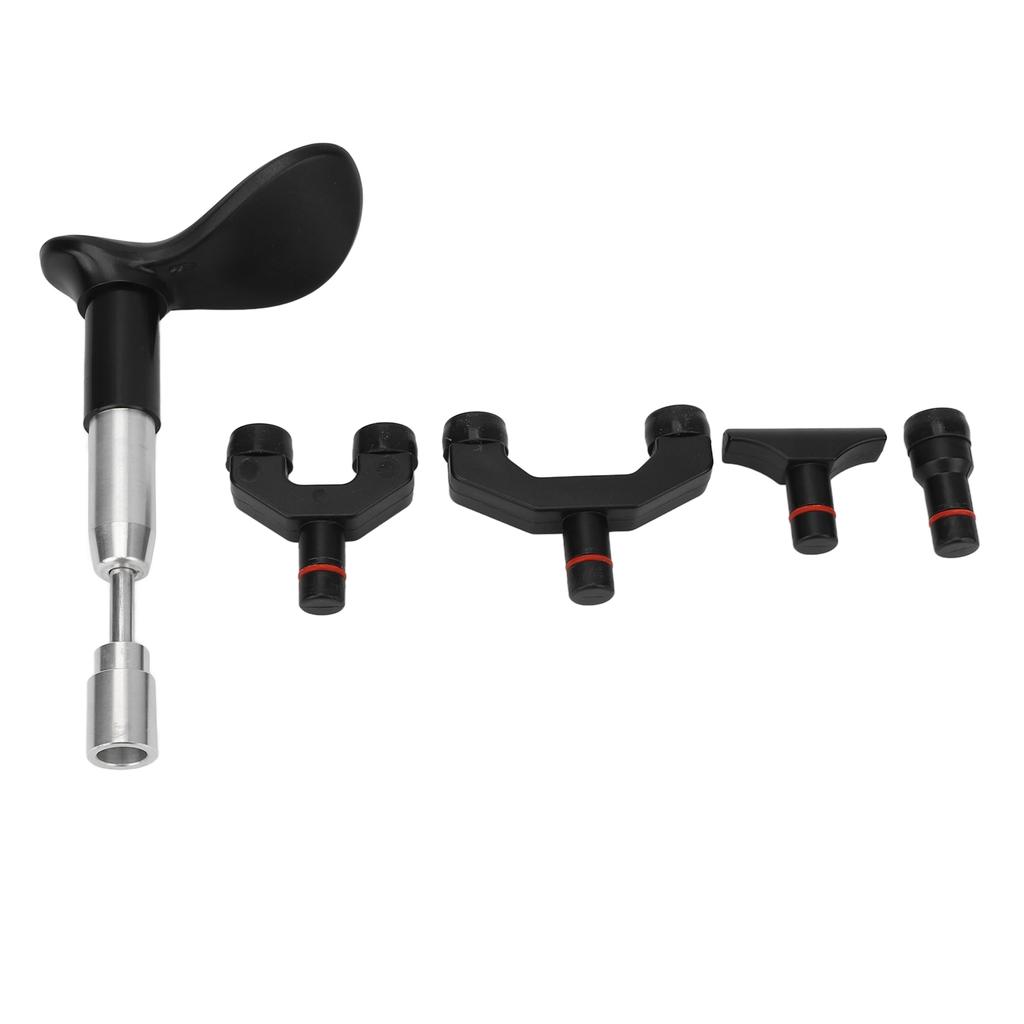 Deep Tissue Massage Tool 4 Heads Stainless Steel Portable Manual Chiropractic Adjustment Kit