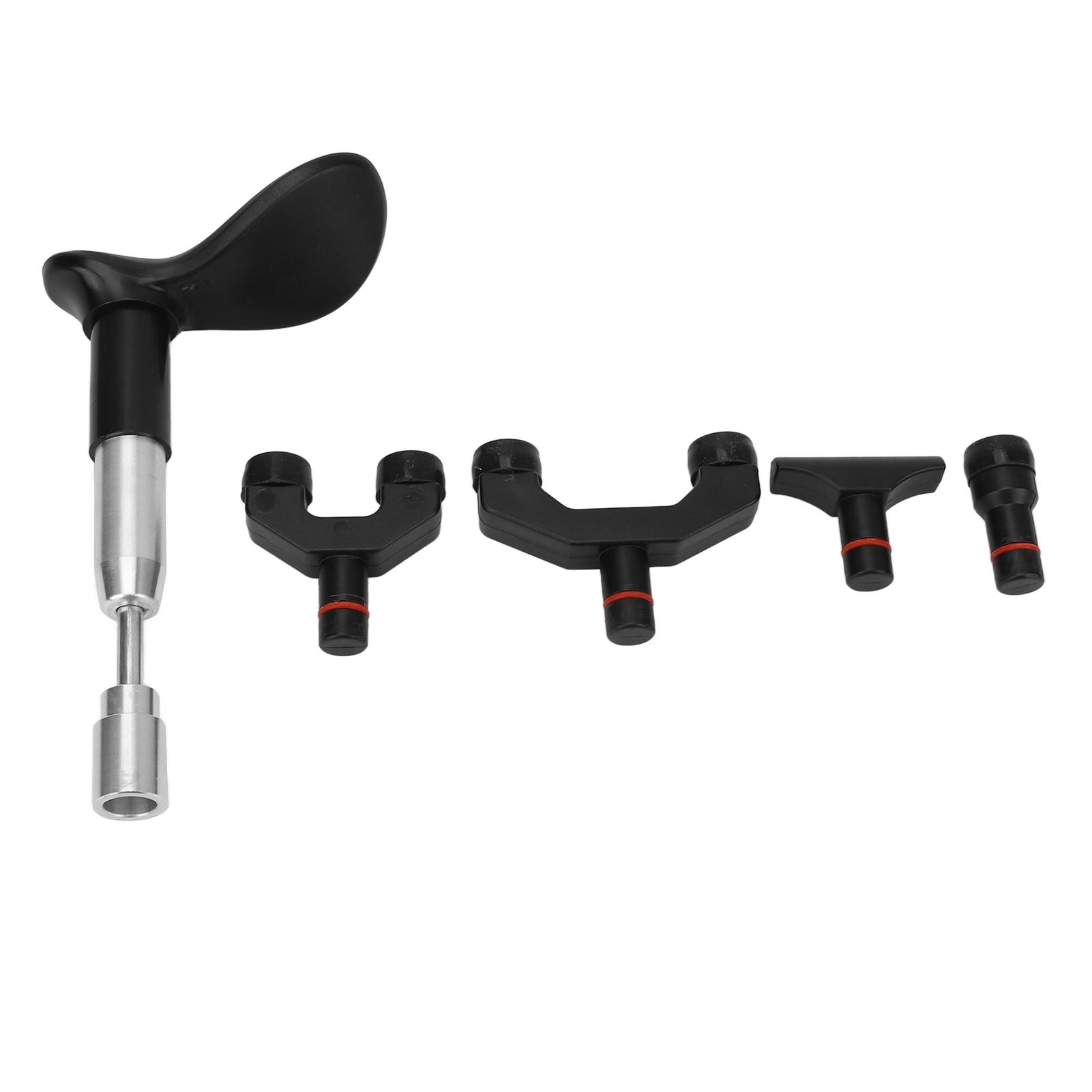 

Инструмент для массажа глубоких тканей, 4 головки, портативный ручной набор для регулировки хиропрактики из нержавеющей стали