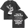 Tate Mcrae Album So Close To What Miss Possessive Světové turné Opraná Trička Unisex Dámská Móda Vintage Oversized Tričko