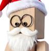 Shaking Feet Wooden Doll Ornament Auto Accessories for Home Decor