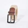 Korean Style Elastic Woven Canvas Belt for Men and Women - Casual and Versatile