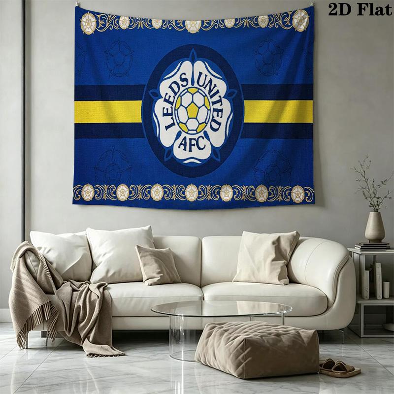 Стена Leeds United Настенный Гобелен Эстетичное Настенное Украшение Печатная Ткань Одеяло Декоративные Гобелены для Спальни Гостиной Домашний Декор