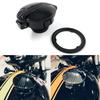 Motorcycle Petrol Fuel Gas Tank Cap Aluminum Monza Style Fuel Cap For Triumph Bonneville Bobber Black T120 T100 Street Twin