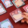 1 Piece Adhesive Kawaii Christmas Sticky Notes Notepad Memo Pad Office School Supplies Stationery Sticker