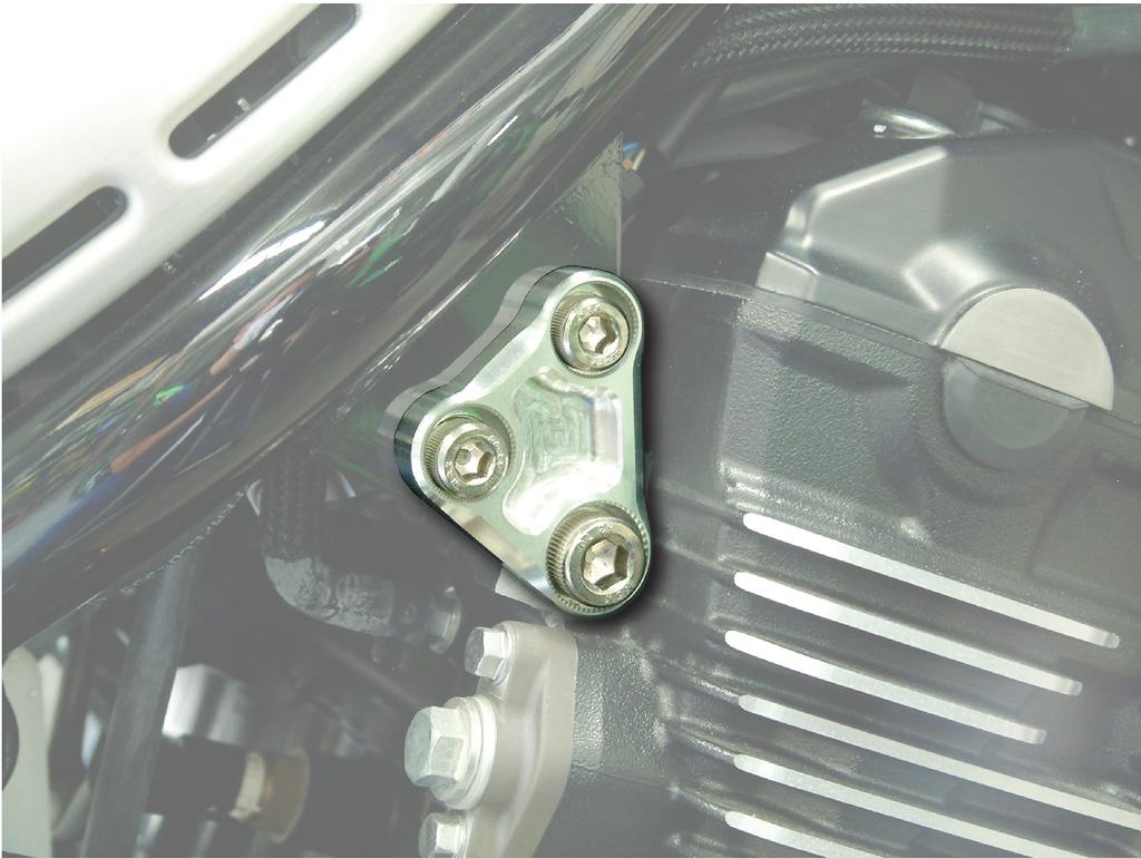 POSH FAITH Motorcycle Head Engine Hanger for Part Number Z900RS/CAFE (2018-2023) Silver, 132075-03