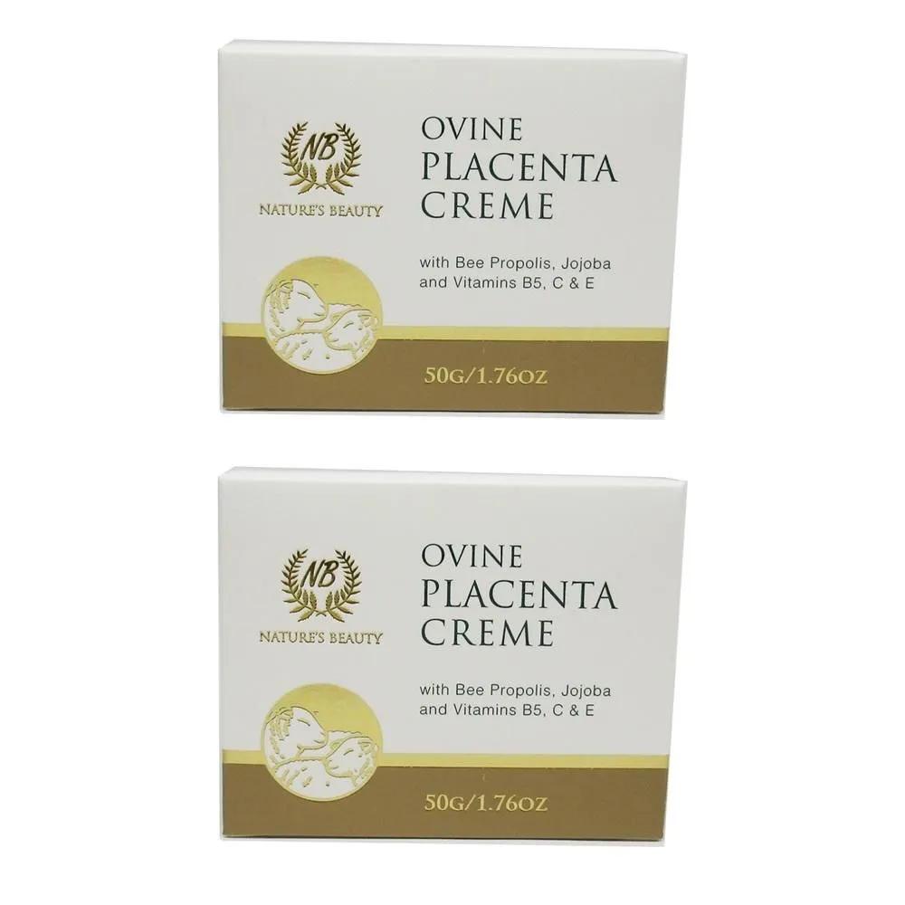 Nature s Beauty Ovine Placenta Cream 50g 2 Packs