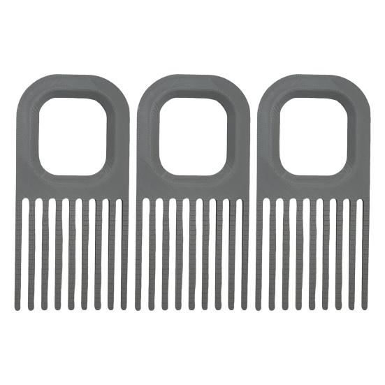 Kammreiniger mit breitem Zahndesign Haarkamm Entwirrer Reiniger Luftkissen Kammreiniger mit Aufhängeloch