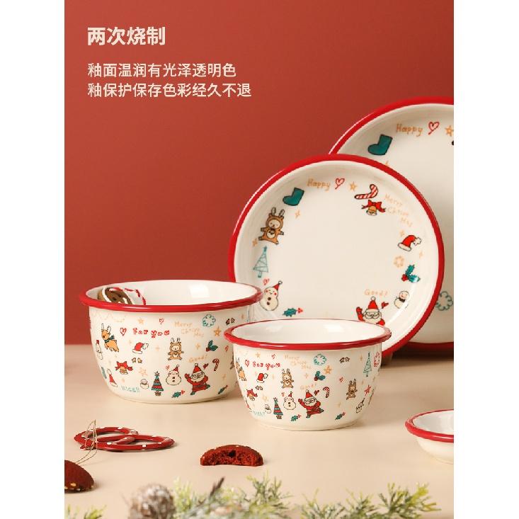 

Оптовая Домашняя Рождественская Миска Для Еды Хорошо Выглядит Для Общежития Студент Милая Девушка Сердце Пластина Одинарная Керамика