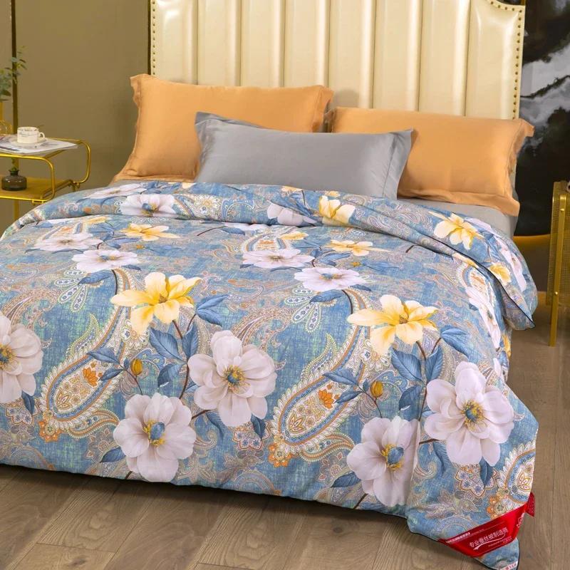 All Season Queen Size Bed Comforter Cooling Down Alternative Quilted Duvet Insert with Corner Tabs Winter Warm Machine Washable