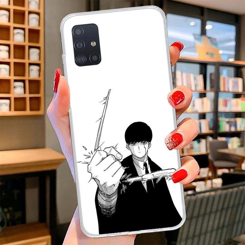 

Mashle Magic And Muscles Cover Phone Case For Samsung Galaxy A12 A22 A32 A52 A72 A02S Phone Case Note 20 Ultra 10 S10 Plus A51 A Samsung A50