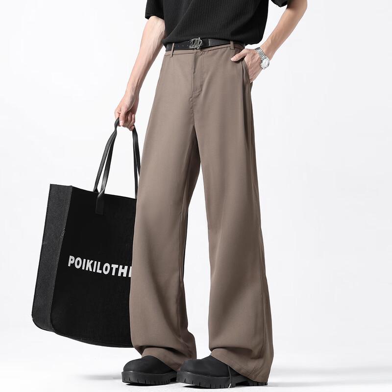 Foss Phil Men's Autumn/Winter Flared Wide-Leg Casual Trousers