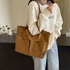 Canvas Bag Large Capacity Fashion Women's Bag New Spring and Summer Fashion Simple Handbag Women's Bag Commuter Shoulder Bag
