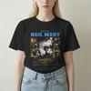 Projekt Hail Mary Unisex Unisexs Koszulka Ryan Gosling Śmieszna Koszulka Krótki Rękaw Okrągły Dekolt T-shirt Bawełna Letnie Ubrania