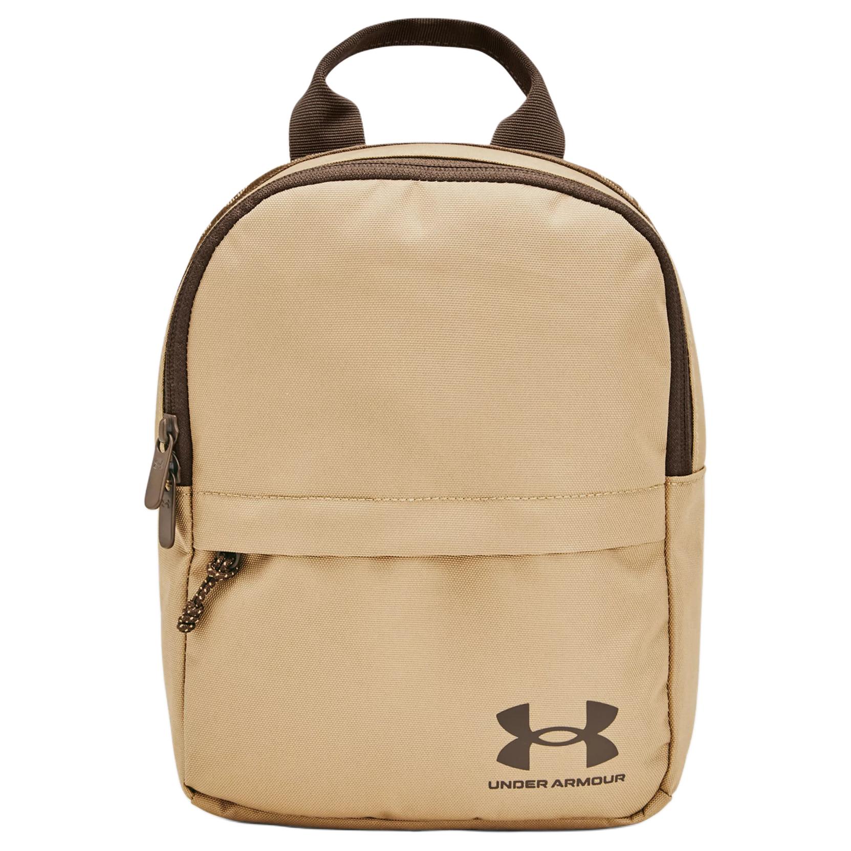 

Новый рюкзак Under Armour из полиэстера мини унисекс верблюжьего и гриль-коричневого цвета 1380477-263 25.9*8.4*33.0CM