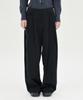 Beulaunyadeu W Two-Pleated Pants, Black