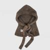 Balaclava hat retro one-piece hat versatile autumn and winter warm and cold scarf hat integrated shoulder and neck scarf