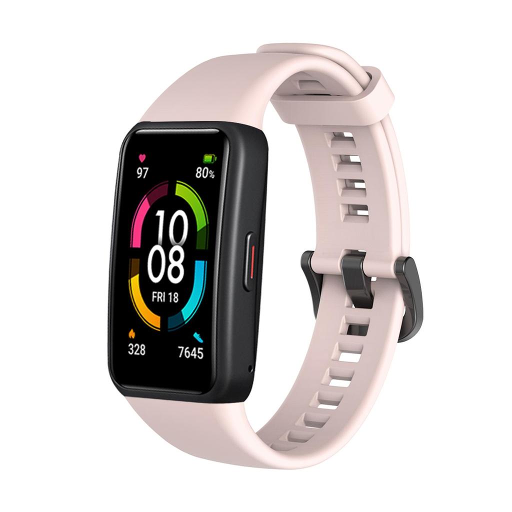 Sport Silicone Watch Band For Huawei Honor Band 6 Smart Watch Wristband Replacement Original Soft Strap For Huawei Band 6 Band