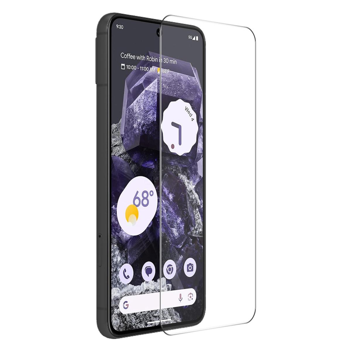 

ENKAY HAT PRINCE For Google Pixel 8 Clear Screen Protector 0.26mm 9H 2.5D High Aluminium-silicon Glass Film Type A