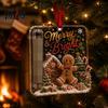 Przezroczysty uchwyt na pieniądze do rękodzieła, Świąteczna ozdoba na prezent pieniężny, Akrylowe pudełko na pieniądze, Zabawne pudełko do zawieszenia na choinkę, Dekoracja świąteczna na drzewko, Impreza świąteczna
