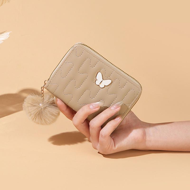 New women's change bag casual fashion card bag embroidered butterfly women's bag ig mini women's wallet