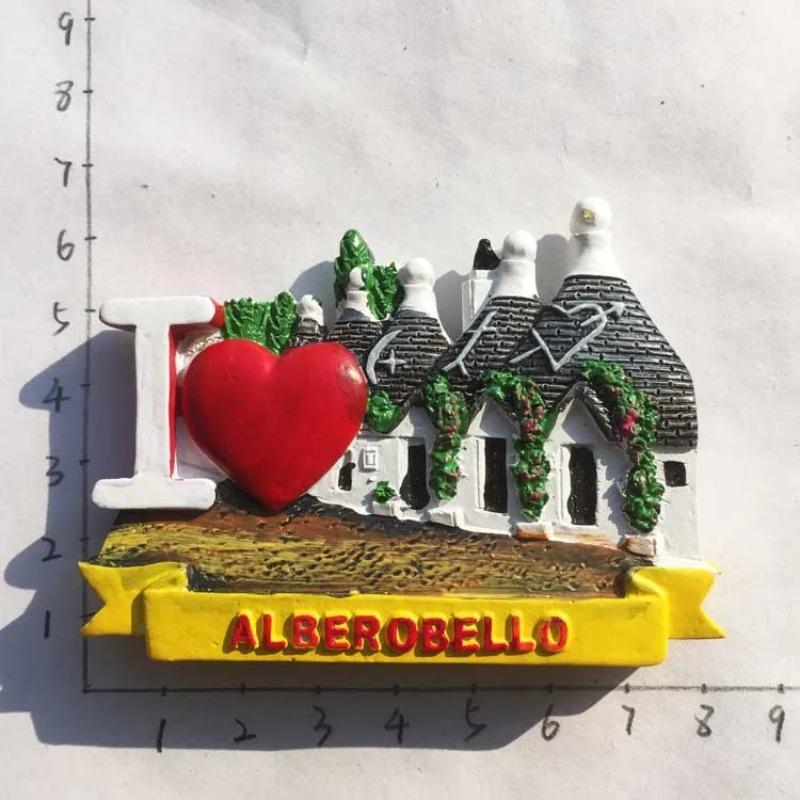 Italy Travelling Firdge Magnets Milan Sicily Tourism Souvenirs Fridge Stickers Home Decor Wedding Gifts Magnetic Stickers