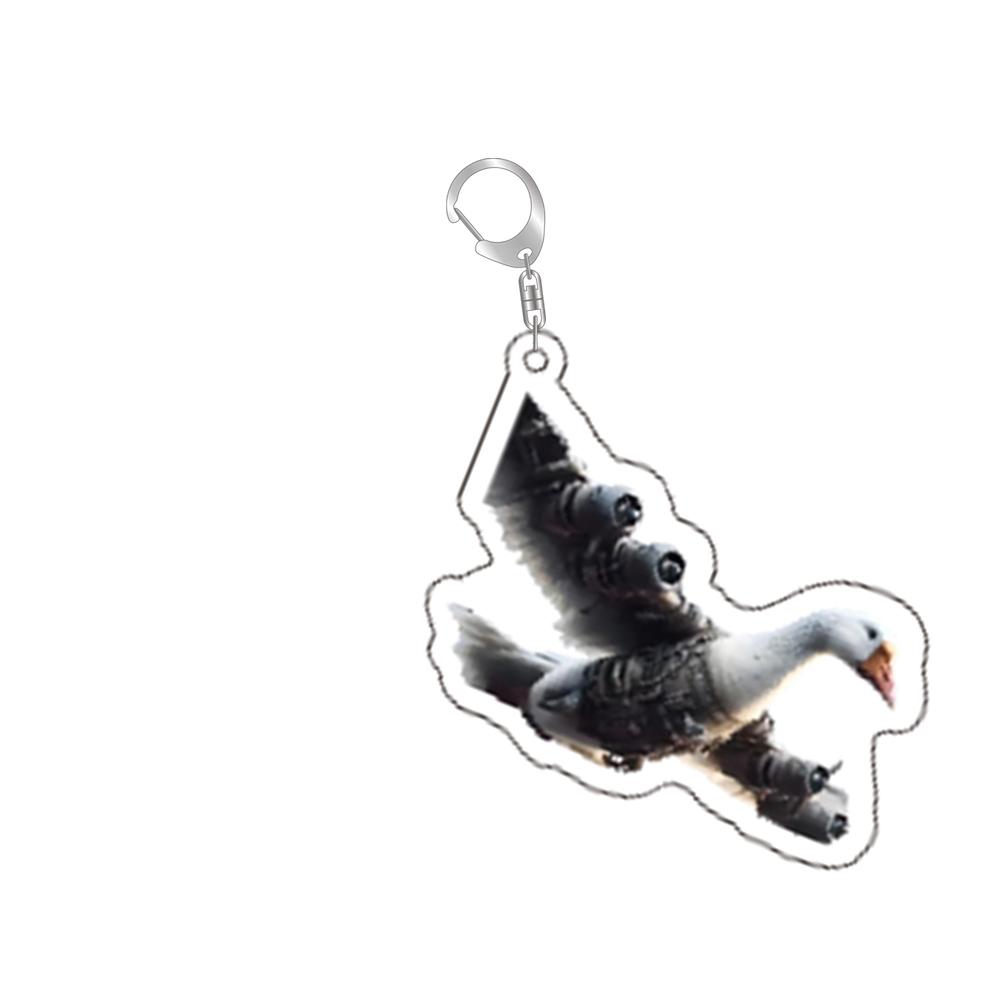 Funny Italian Brainrot Keychains Sigma Skibidi Rizz Cat Meme Ring Pendant For Bag Accessories Jewelry Fans Gift Photo Decoration