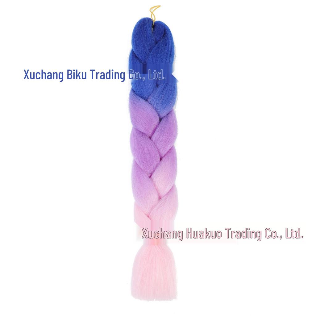 Three, Four, Five-Color Gradient High-Temp Fiber Jumbo Braid Material