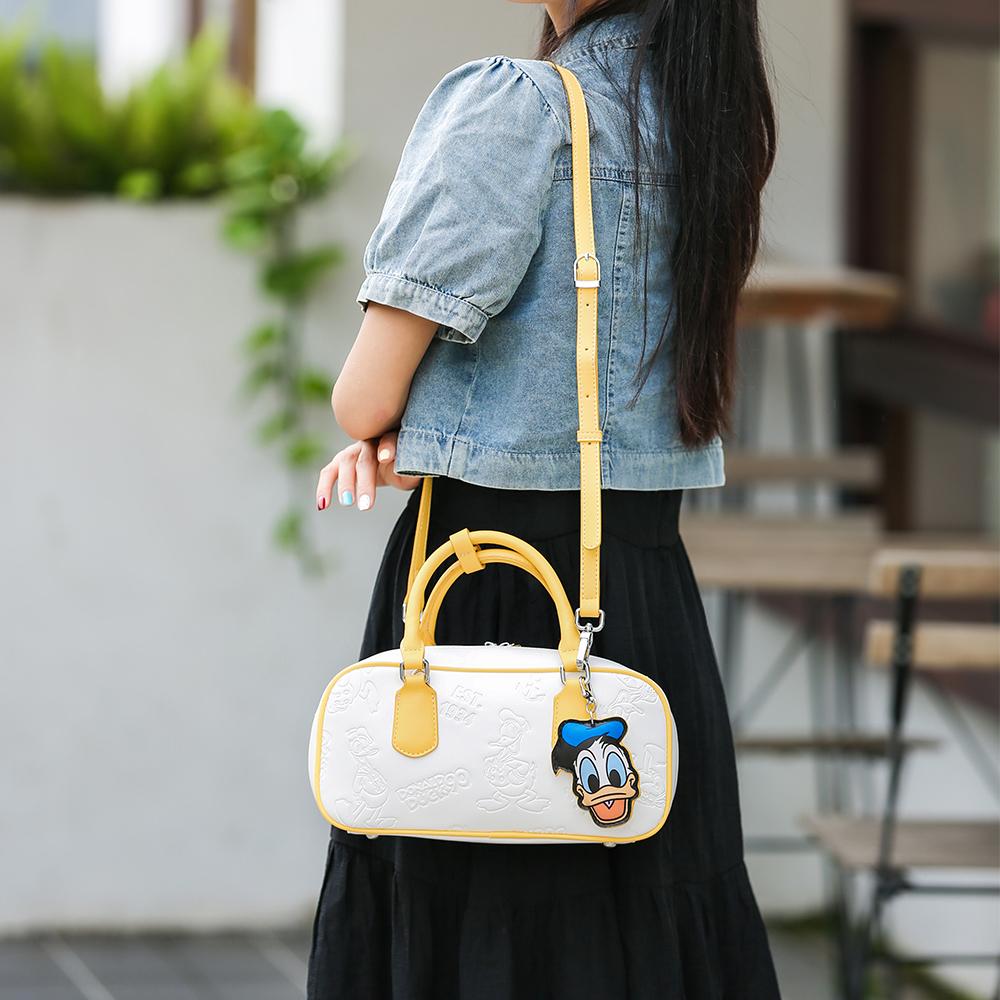 New Disney Donald Duck Series PU Shoulder Bag, Crossbody Bag, Handbag Women's Yellow BMK-71566Y