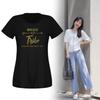 Bride Tribe Letter Print Short Sleeve T Shirt For Women Breathable Fashion Casual Wear