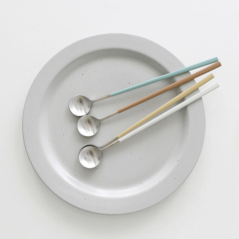 Have a Drink Long Teaspoon 4 Colors light gray