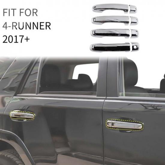 4 шт. Хромированная декоративная накладка на ручку внешней двери для 4Runner 2017+