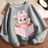 Children's Casual Round-neck Hoodie, Long-sleeved Loose Hoodie for Boys and Girls In Spring and Autumn