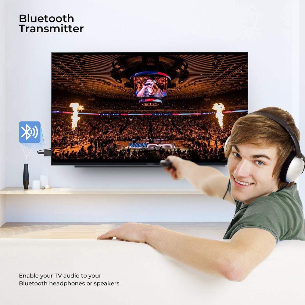 Dongle 3.5mm Stereo Music Audio Receiver 3 In 1 Bluetooth 5.0 Adapter USB Transmitter Sound Card