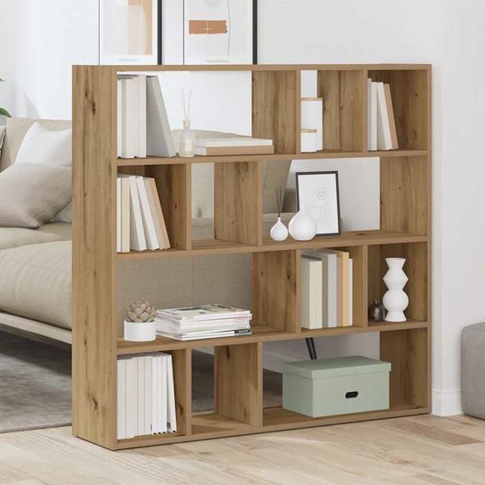 VidaXL Bookcase/Room Divider Artisan Oak 105x24x102 Cm, Room Divider, Partition, Cabinet To 855831