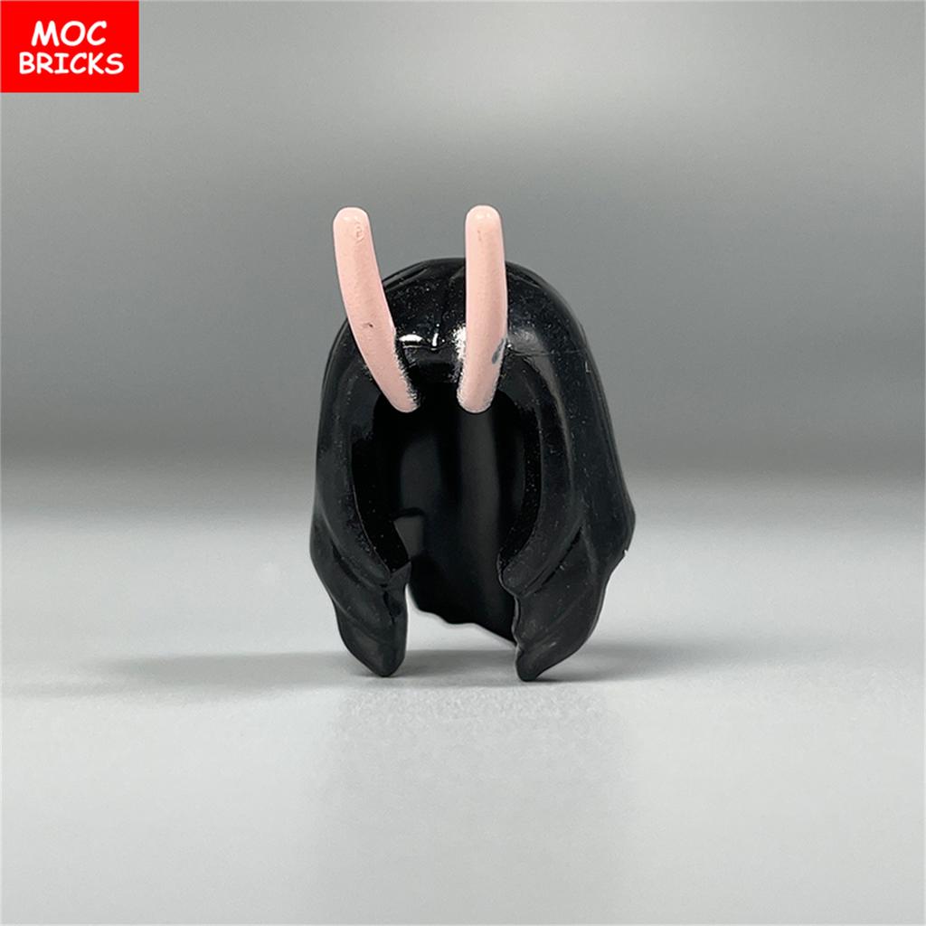 10pcs/lot MOC Bricks Female Hairs Model Action Figure Toy Kids Educational Building Blocks Assembled Toys