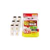 LEC Gekiochi-kun Super Technique Micro-Perforated Cut Ultra-Strong Adhesive Carpet Cleaner Replacement Pads, 70 Turns (6 Pack) / 25% Increased