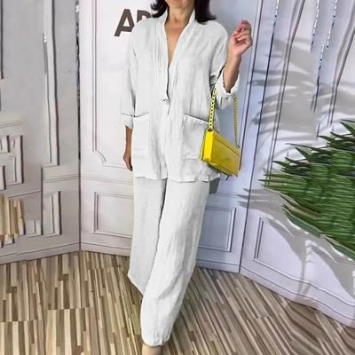 Dames casual wijde outfits, 2-delige set