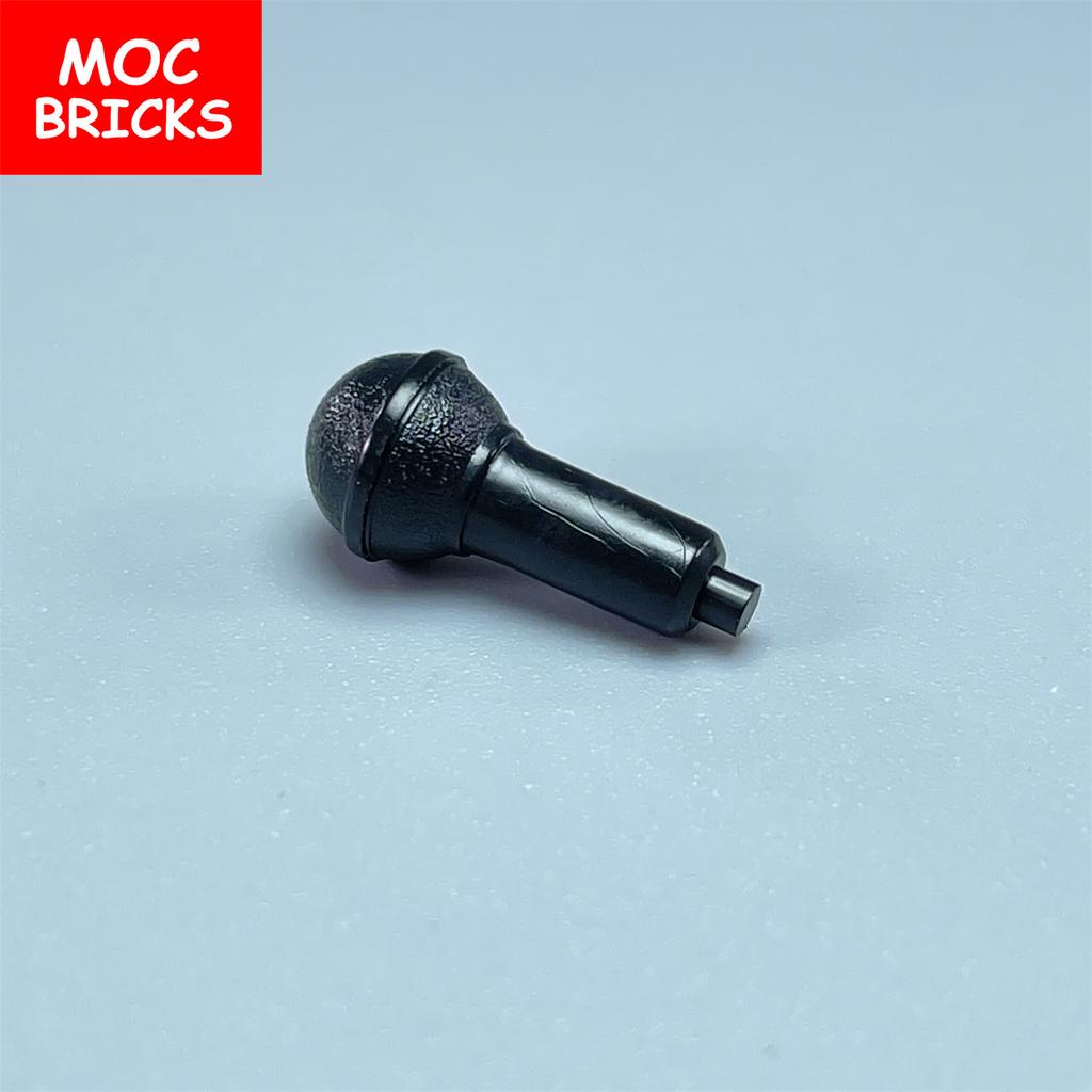 10pcs/lot MOC Bricks Utensil Microphone Fit with 90370 Movie Building Blocks DIY Dolls Toys For Children Gifts