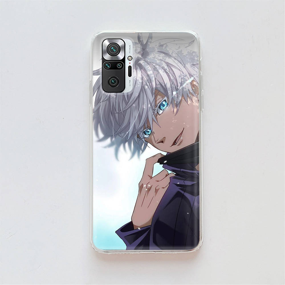 

Прозрачный чехол для Samsung A04 A14 A23 A34 A54 M23 M33 M52 M53 Realme Narzo 50 50I 50a Prime C35 C55 C30S 10 9 Pro D-53 Jujutsu Kaisen Tecno Camon 18T арлекин