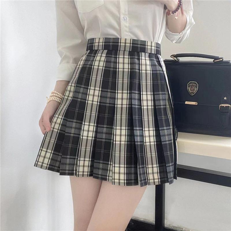 

Универсальная мини-юбка в черно-белую клетку JJK для школьных принадлежностей - В наличии, Blackboard News Cos S