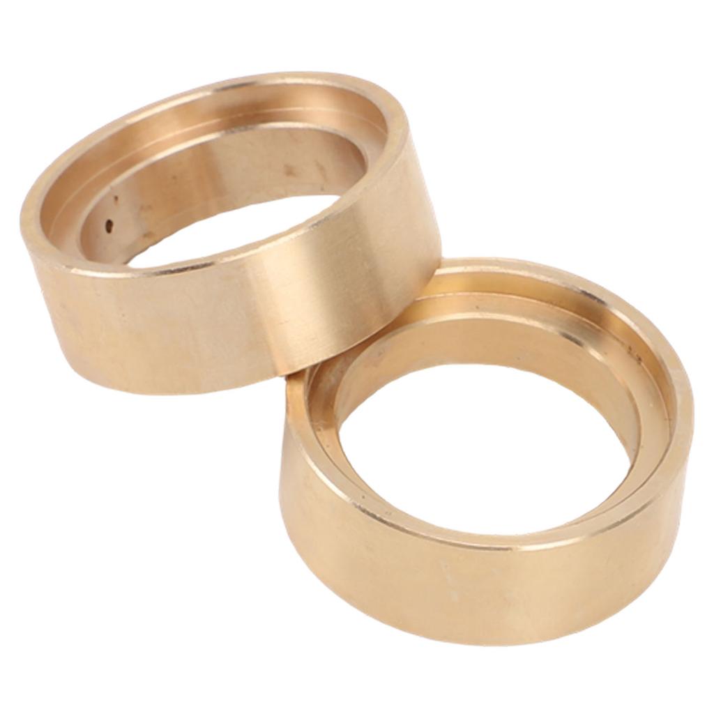 2Pcs Brass Internal Beadlock Clamp Ring Professional 1.3in 1 18 RC Car Accessories with Hole Wheel Weights for 9781 Hub