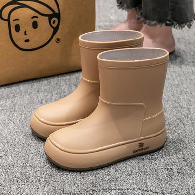 Buty wodne japońskie buty przeciwdeszczowe dziewczęca moda damskie buty przeciwdeszczowe w stylu zagranicznym wodoodporne buty dla dorosłych średniej długości