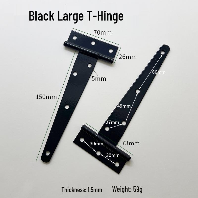 Flat Crown Hinges in Gold, Silver, Antique Bronze - Available in 1.5, 2, 3, & 4-inch Sizes