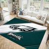 Philadelphia Eagles Design Kristall-Samt-Teppich Gemütlich Nicht?Rutschfester Teppich mit Aufdruck für Schlafzimmer Wohnzimmer Eingang