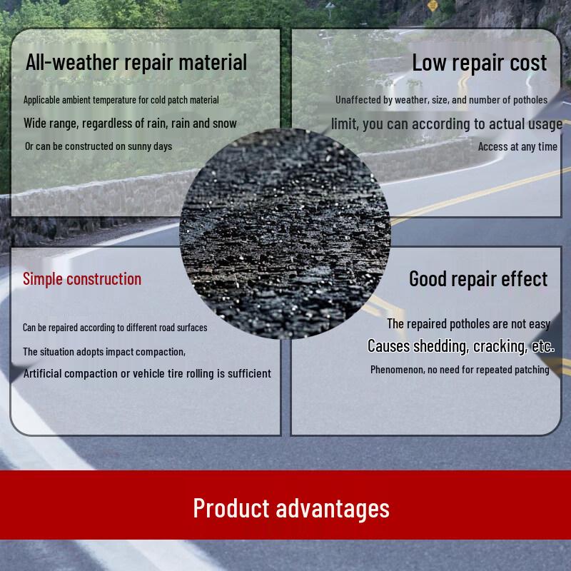 Yazhu Cold Patch Asphalt Repair Material