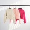 Lulu Scuba Stand Collar Half-Zip Loose Fleece Yoga Sports Hoodie