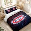 Set Biancheria da Letto 1 Copripiumino 2 Federe Stampa Montreal Canadiens Decorazione Camera da Letto Casa