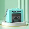 Cassette Recorder Music Key Chain Vintage Music Box Pendant  Home Decoration