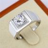 Imitation Mozzarella Diamond Ring Men's and Women's Fashion Temperament Trend Ring Personality Original Design Niche Jewelry